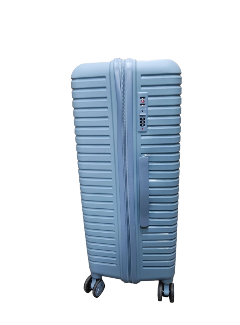 SET 3 MALETAS ABS RUEDAS 360° Azul Humo - 7