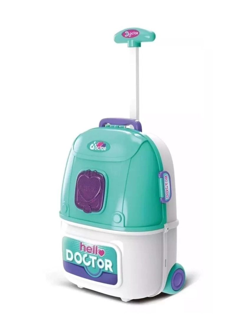 MALETA SET JUEGO CONSULTORIO MEDICO, JUEGO DE ROL, NIÑOS - 2
