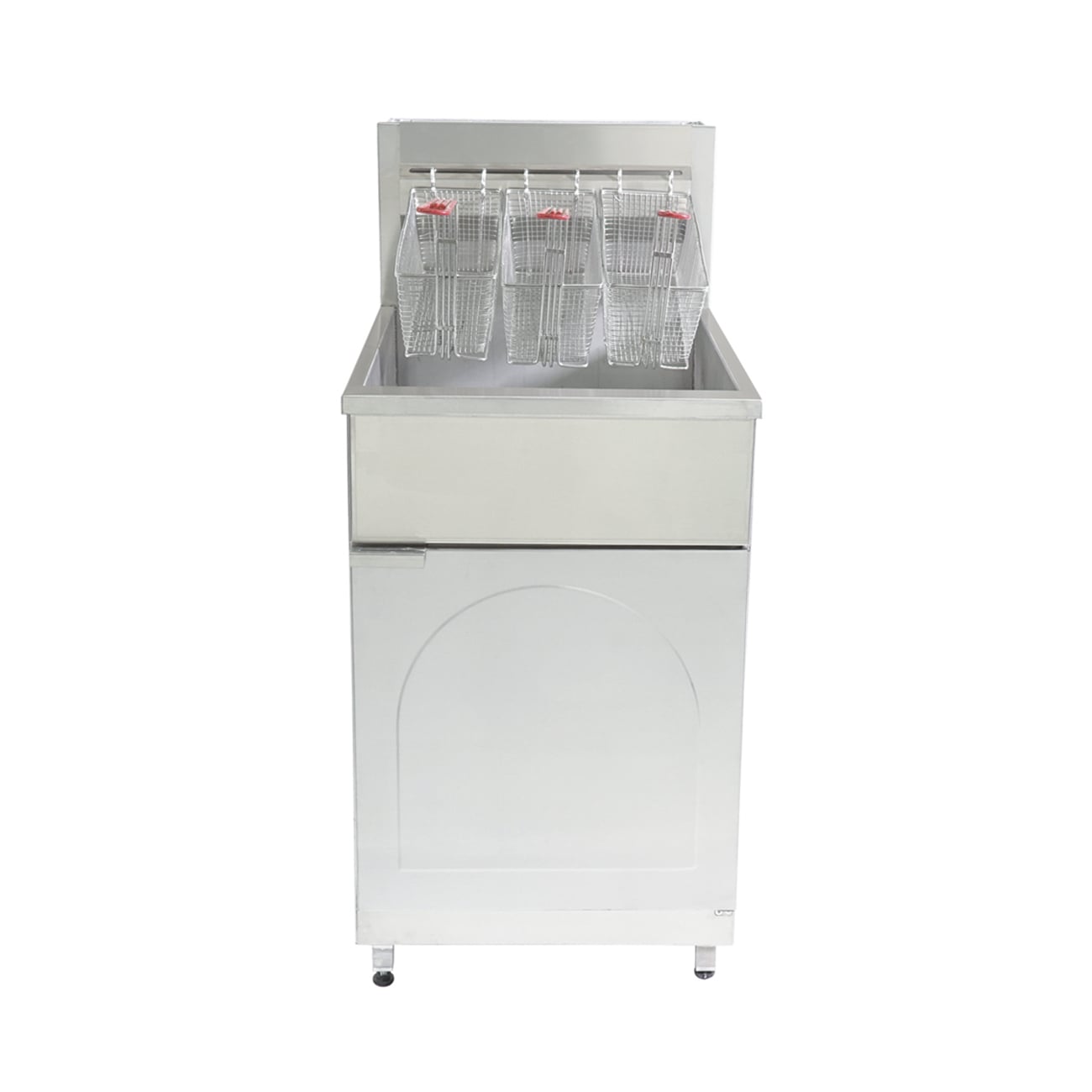 FREIDORA INDUSTRIAL MAIGAS F-38 38 L ALTA PRODUCCION PLATEADO - 2