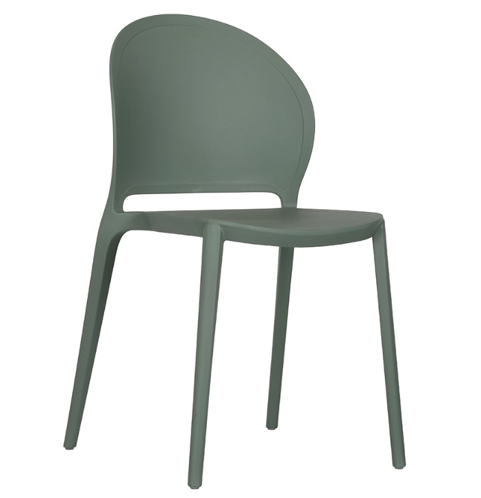 PACK 4 SILLAS COMEDOR, CAFETERIA O CASINO DISEÑO  MOSCU  VERDE - 1