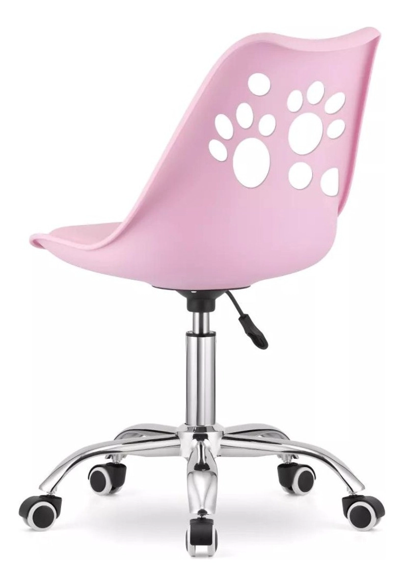 SILLA TODODESCUENTO LIBRE DISPOSICIÓN 5 CUERPOS ROSADO ESCRITORIO EAMES ACOLCHADA - 2