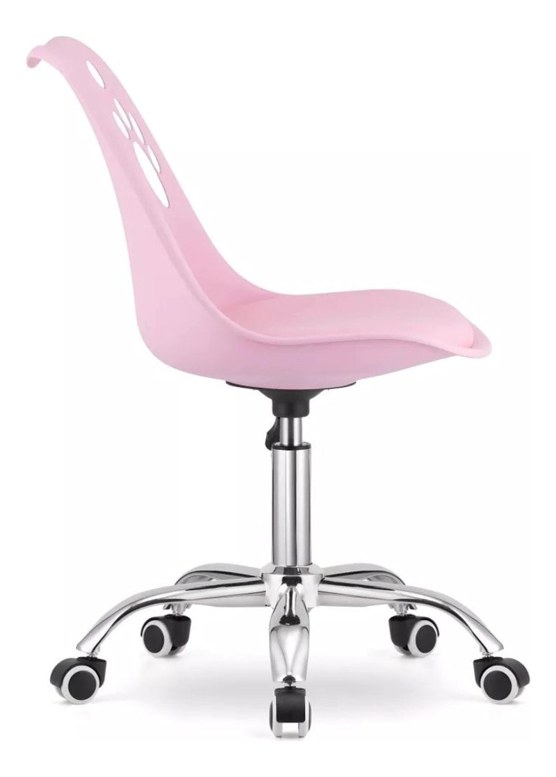 SILLA TODODESCUENTO LIBRE DISPOSICIÓN 5 CUERPOS ROSADO ESCRITORIO EAMES ACOLCHADA - 5