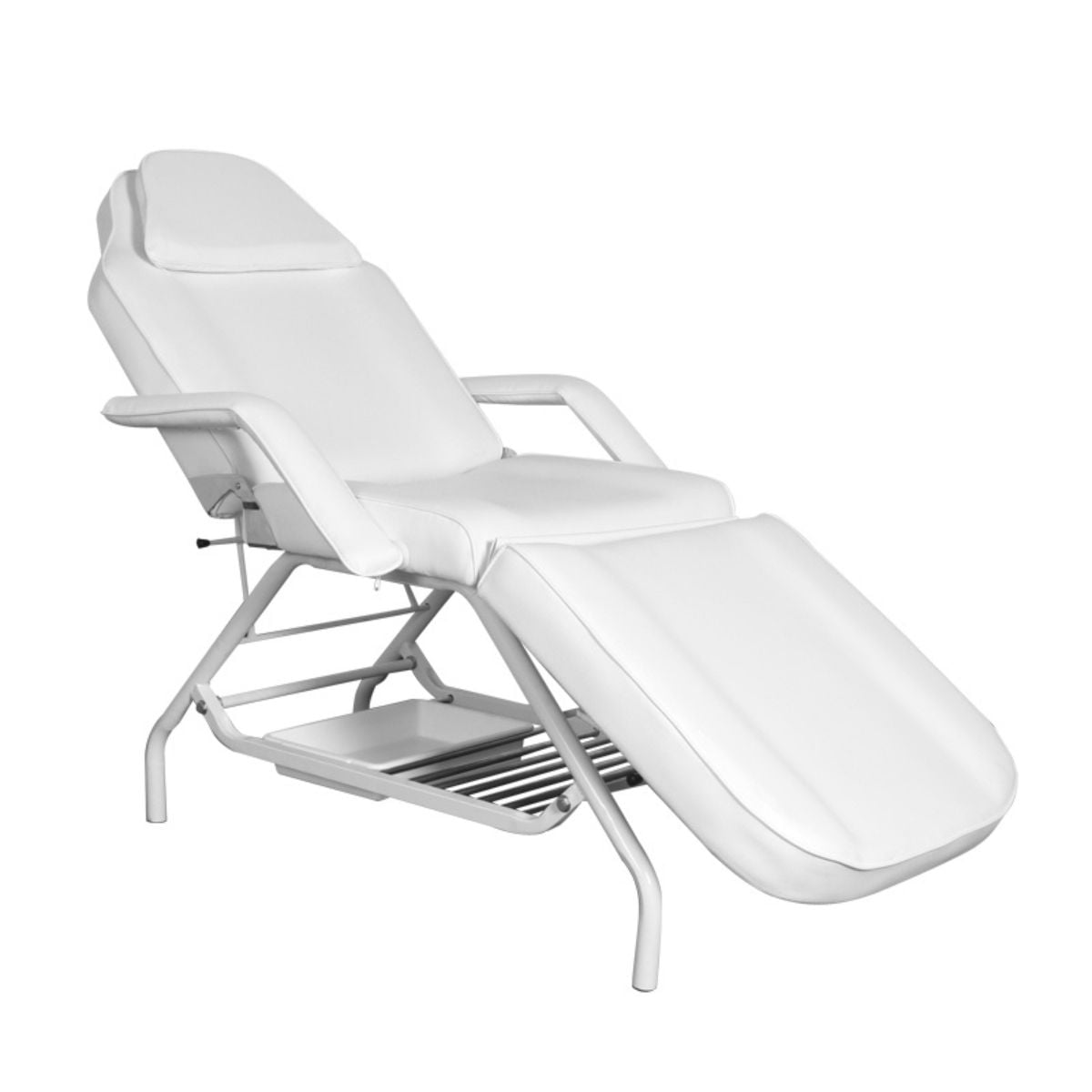 SILLÓN CAMILLA 3 CUERPOS CON BANDEJA BLANCA - 1