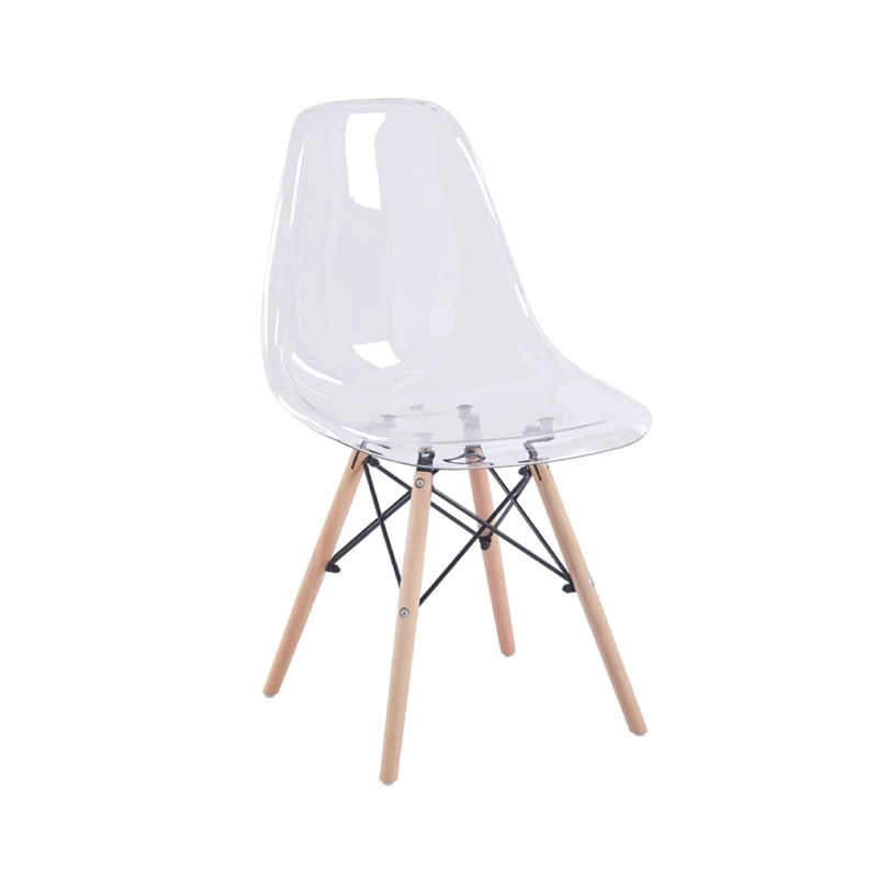 PACK 4 SILLAS TODODESCUENTO EAMES TRANSPARENTES - 1