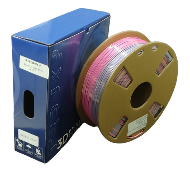 FILAMENTO 3D TRONXY 1KG PLA SEDA ARCOIRIS CANDY DE 1.75MM Y - 2