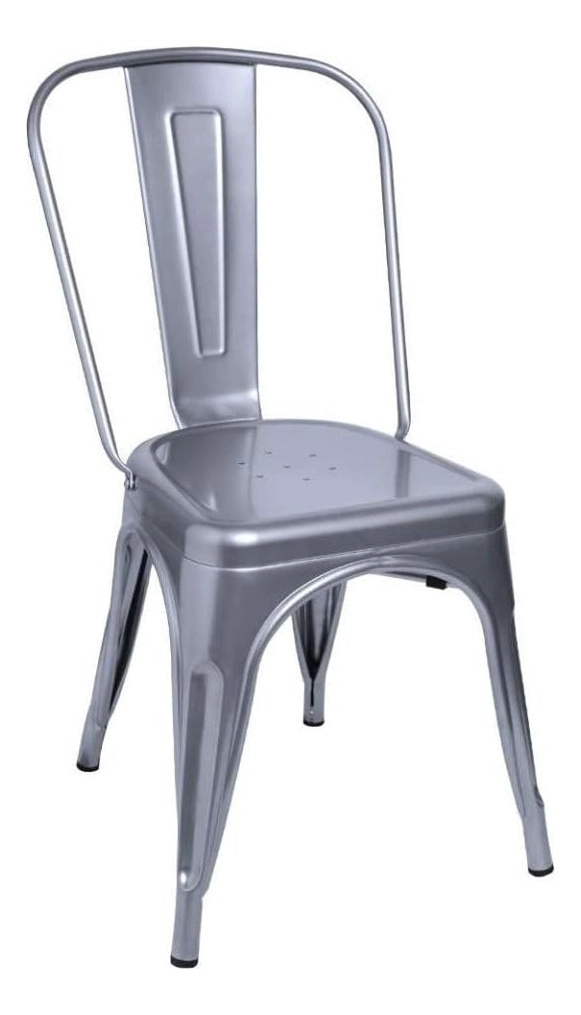PACK TODODESCUENTO PLATA 4 SILLAS TOLIX GRIS COMEDOR EVENTO RESTAURANT - 1