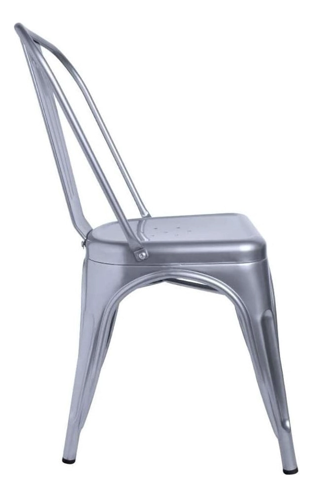 PACK TODODESCUENTO PLATA 4 SILLAS TOLIX GRIS COMEDOR EVENTO RESTAURANT - 2