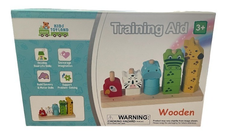 JUEGO DE ENCAJE Y MOTRICIDAD FINA TODODESCUENTO PARA NIÑOS EN MADERA - 5