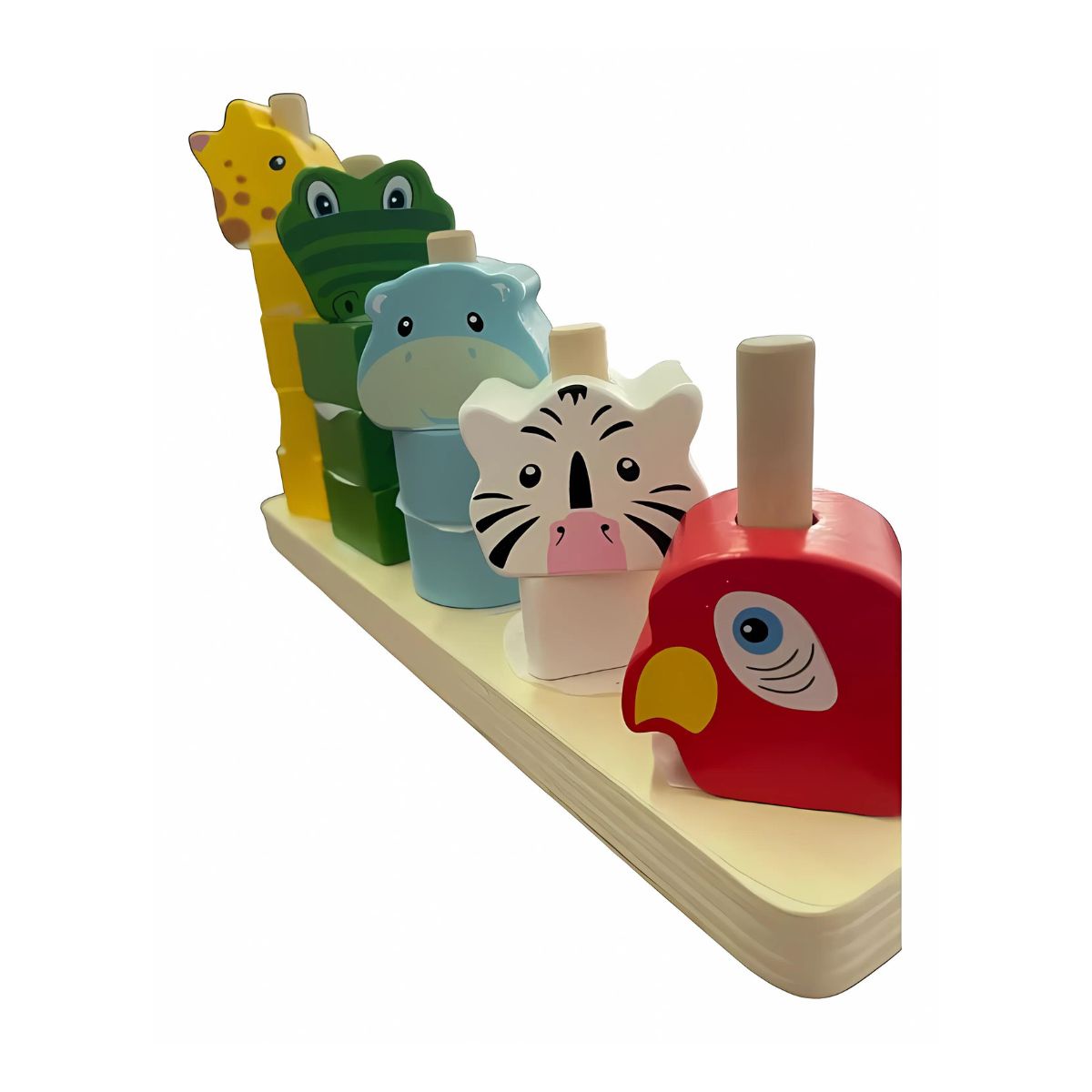 JUEGO DE ENCAJE Y MOTRICIDAD FINA TODODESCUENTO PARA NIÑOS EN MADERA - 8