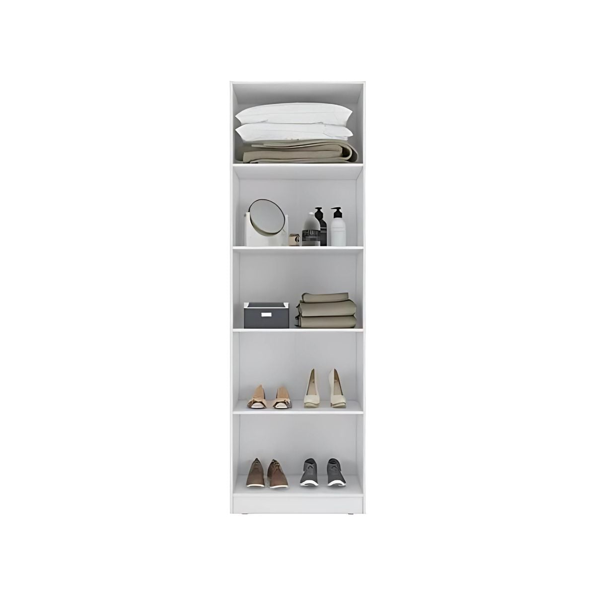 ESTANTE TODODESCUENTO MUEBLE MULTIUSO 2 PUERTAS COCINA LAVANDERIA CAFÉ CREMA - 2