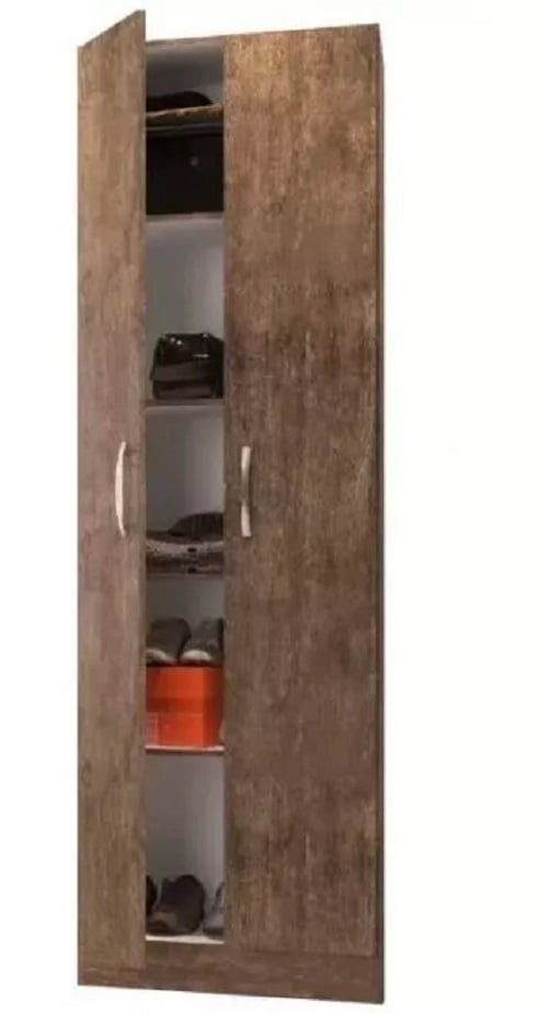 ESTANTE TODODESCUENTO MUEBLE MULTIUSO 2 PUERTAS COCINA LAVANDERIA CAFÉ CREMA - 6