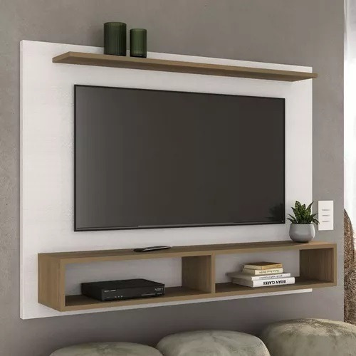 MUEBLE TODODESCUENTO BLANCO RACK DE PARED PARA TV 43 FLORENCIA TD - 3