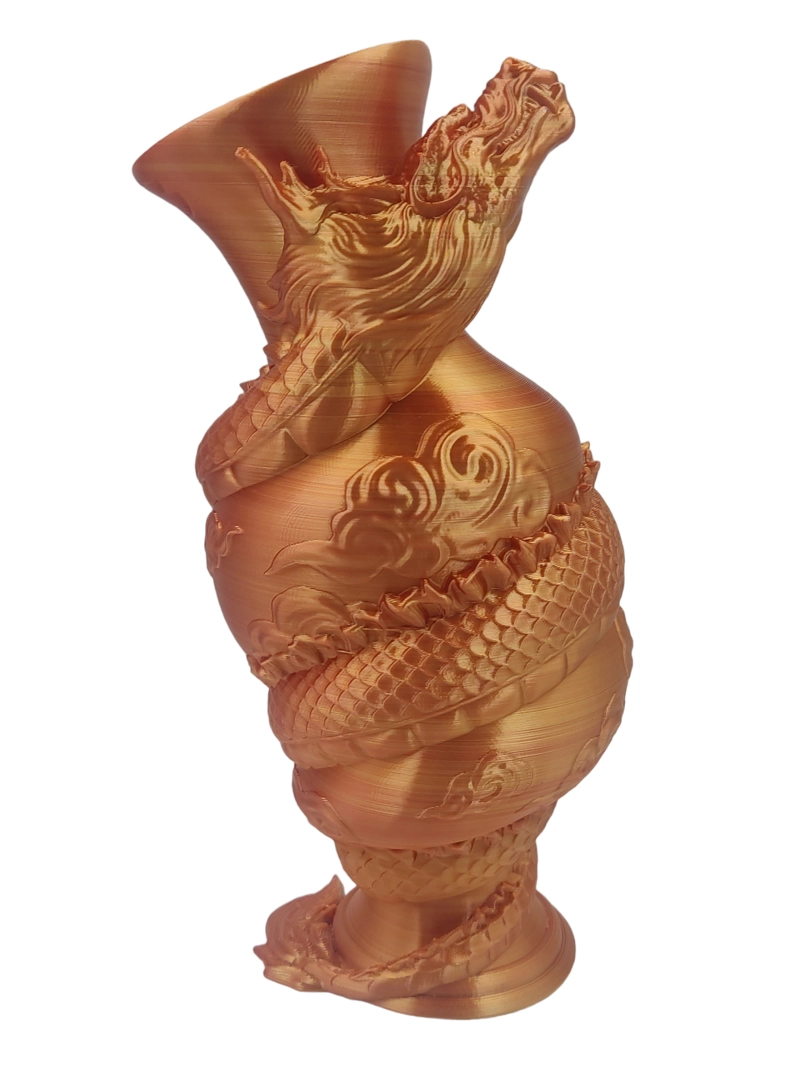 FILAMENTO TRONXY PLA+ SILK (DOUBLE COLOR) GOLD/COOPER - 6