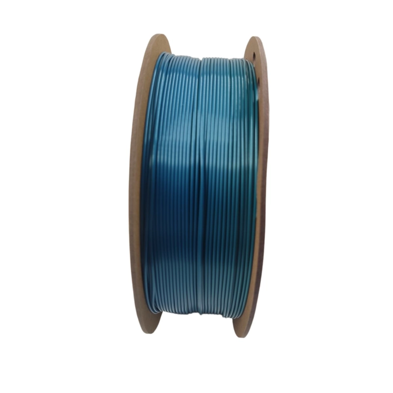 FILAMENTO TRONXY PLA+SILK (DOUBLE COLOR) BLUE/GREEN - 2