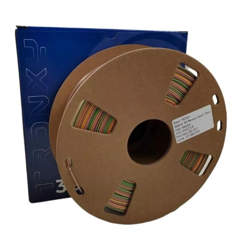 FILAMENTO TRONXY PLA+ SILK (RAINBOW)MINI - 2
