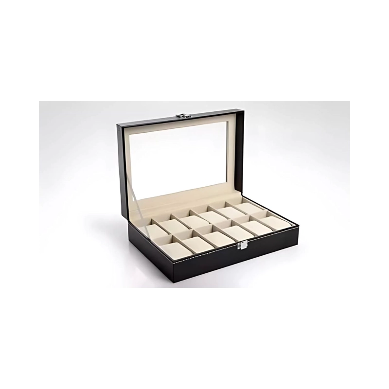 ORGANIZADOR DE RELOJES PARA 12 UNIDADES, REGALO, HOMBRE, - 2