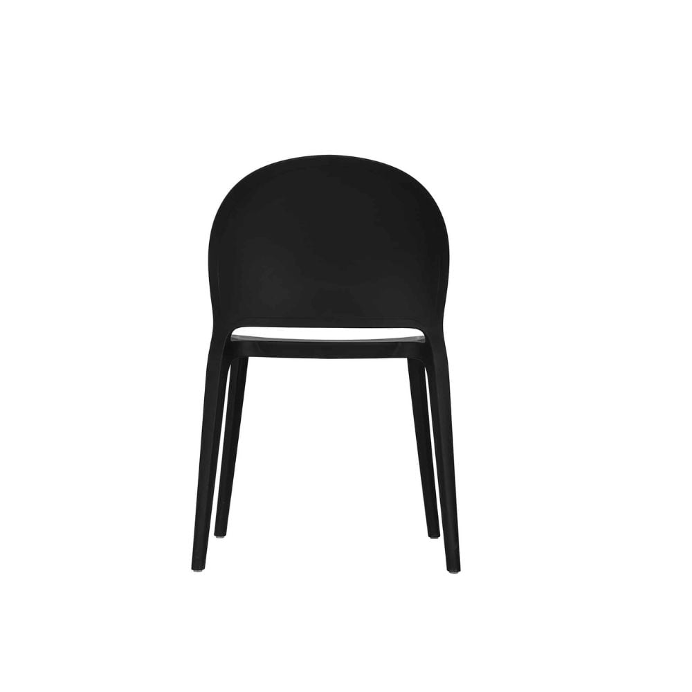 PACK 4 SILLAS MOSCU, COMEDOR, CAFETERIA O CASINO- NEGRA - 2
