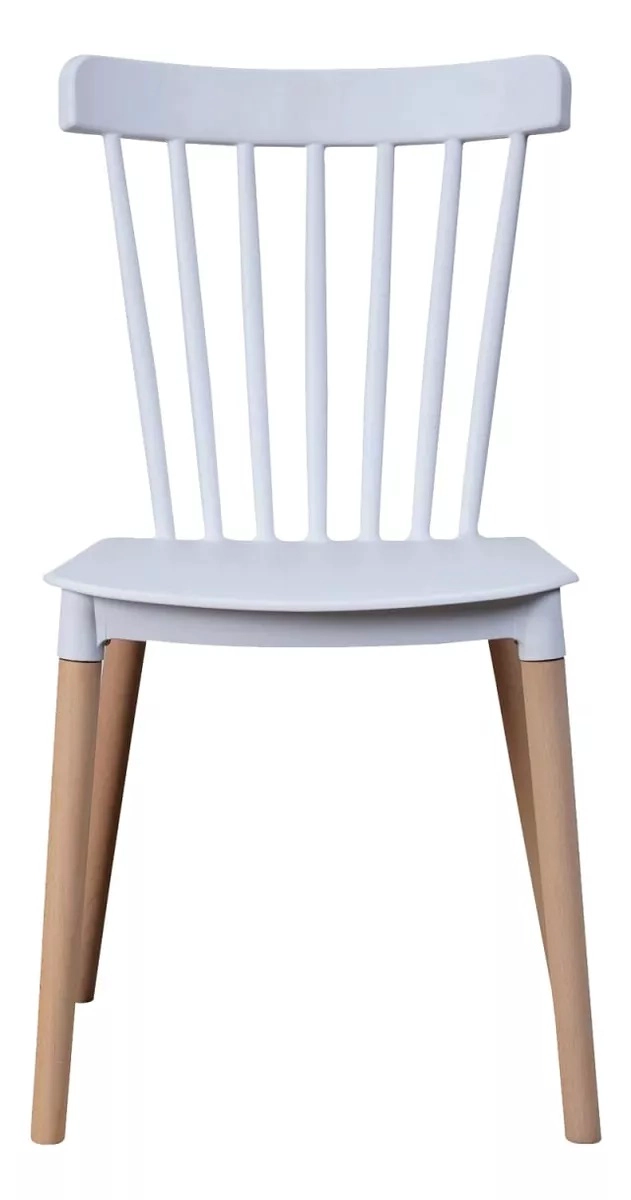 PACK TODODESCUENTO BLANCO 6 SILLAS WINDSOR COMEDOR TERRAZA RESTAURANT - 1