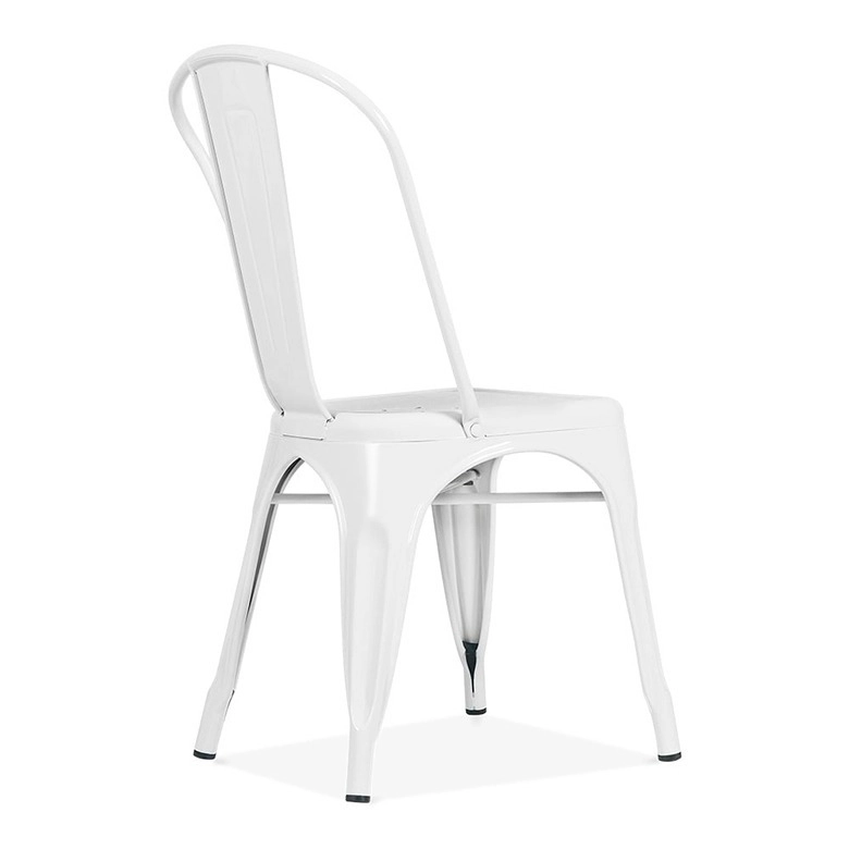 PACK TODODESCUENTO BLANCO 4 SILLAS TOLIX MATE COMEDOR RESTORANT - 3
