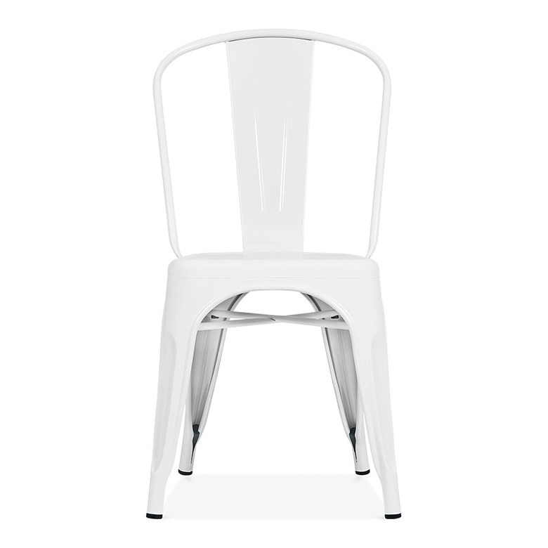 PACK TODODESCUENTO BLANCO 4 SILLAS TOLIX MATE COMEDOR RESTORANT - 6