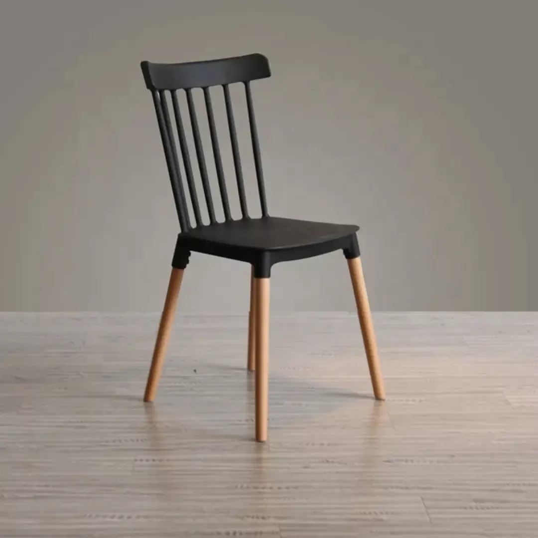 PACK TODODESCUENTO NEGRO 6 SILLAS WINDSOR COMEDOR TERRAZA RESTAURANT - 6