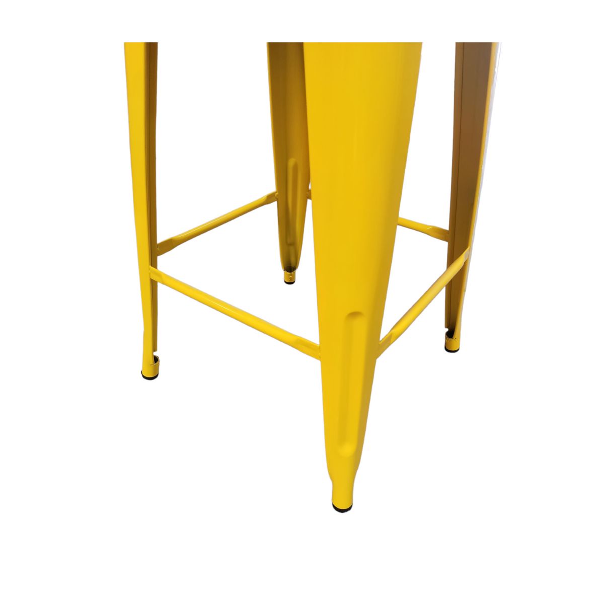 PACK TODODESCUENTO AMARILLO 4 PISOS TABURETES TOLIX 66 CM BASE MADERA OSCURA - 6