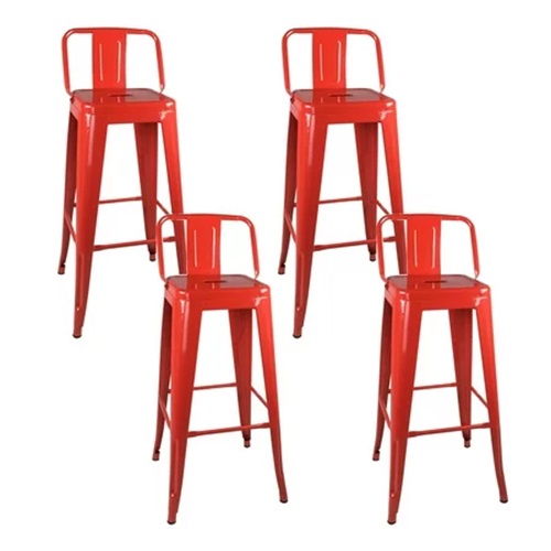 PACK TODODESCUENTO ROJO 4 PISOS TABURETES TOLIX 66 CM - 1