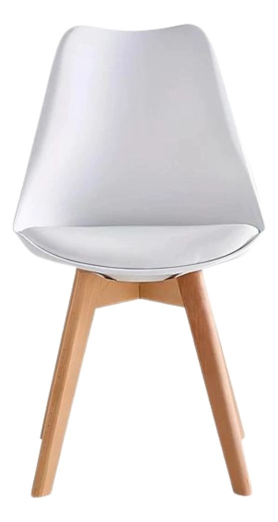 PACK TODODESCUENTO BLANCO 4 SILLAS TULIP COMEDOR BAR NEGOCIO - 2