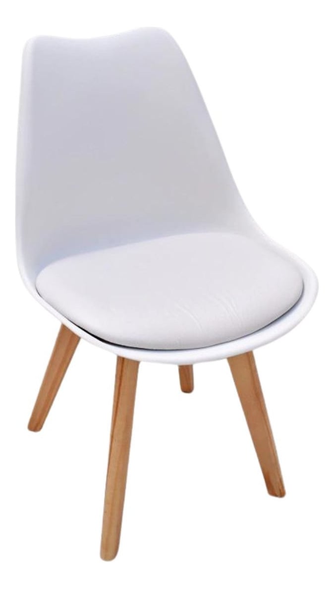 PACK TODODESCUENTO BLANCO 4 SILLAS TULIP COMEDOR BAR NEGOCIO - 3