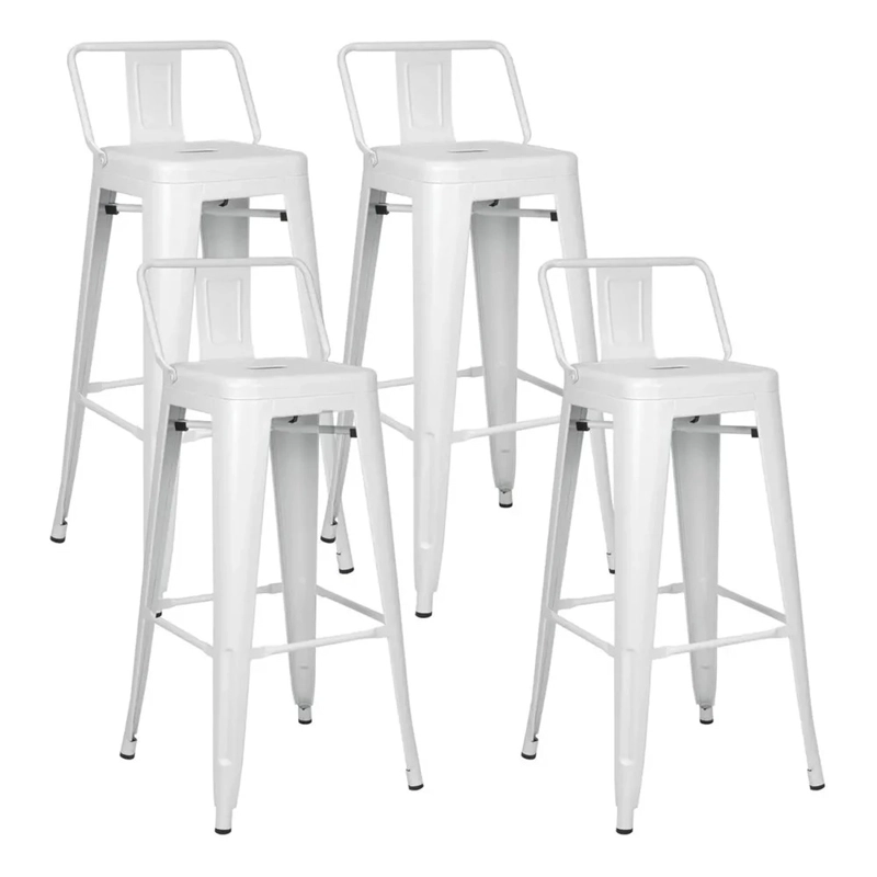 PACK TODODESCUENTO BLANCO 4 PISOS TABURETES TOLIX 66 CM - 1