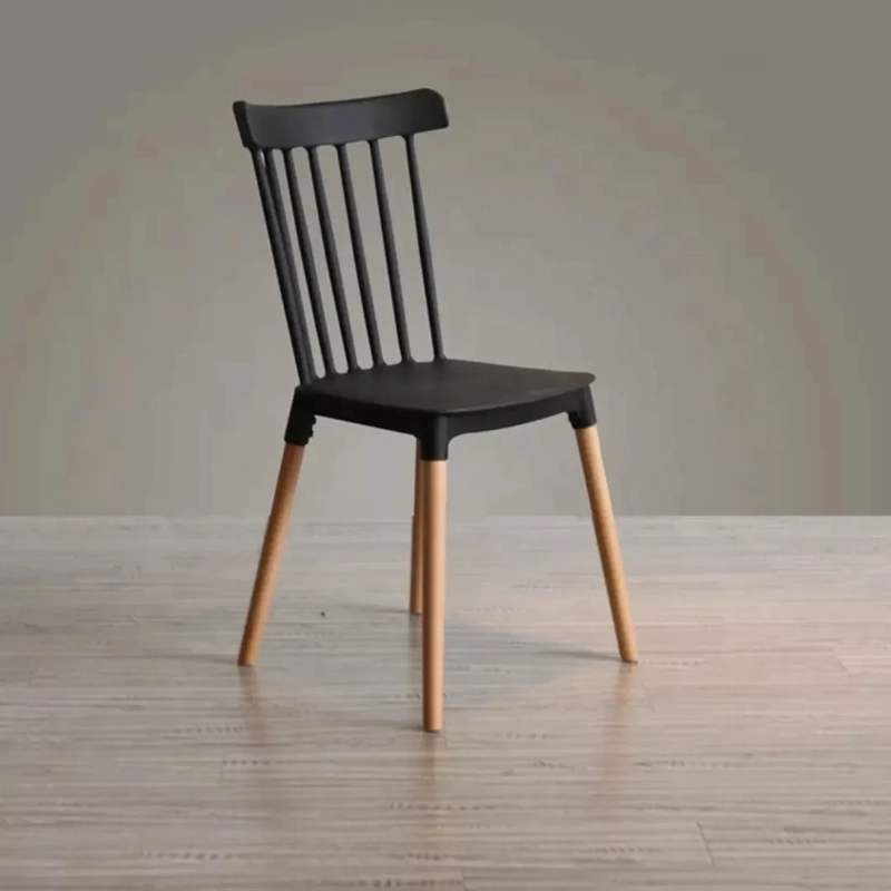PACK TODODESCUENTO NEGRO 4 SILLAS WINDSOR COMEDOR TERRAZA RESTAURANT - 7