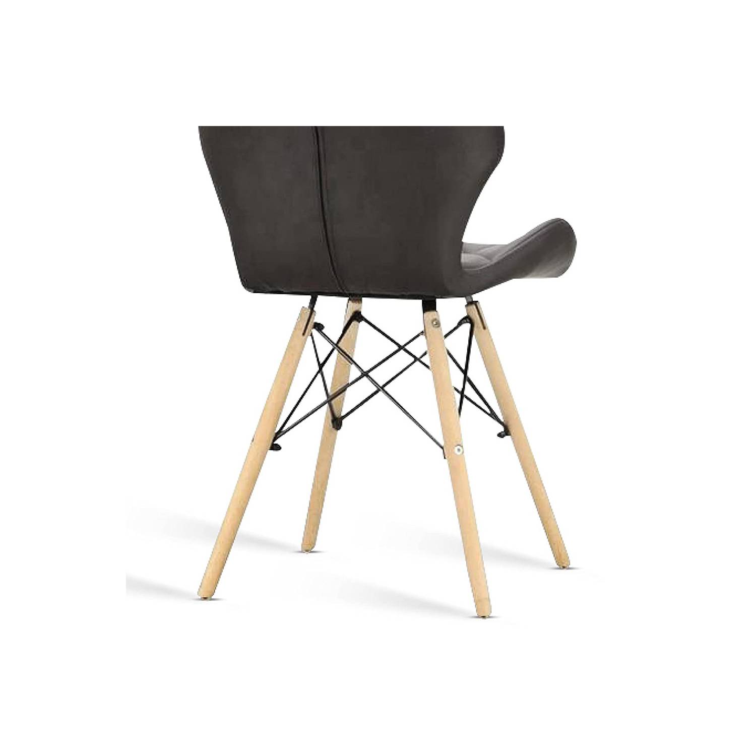 PACK TODODESCUENTO NEGRO 4 SILLAS EAMES AVIADOR MARIPOSA COMEDOR - 3