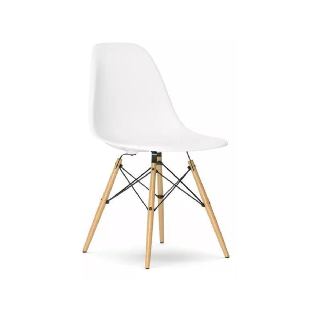 PACK TODODESCUENTO BLANCO 4 SILLAS EAMES DSW COMEDOR BAR NEGOCIO - 5