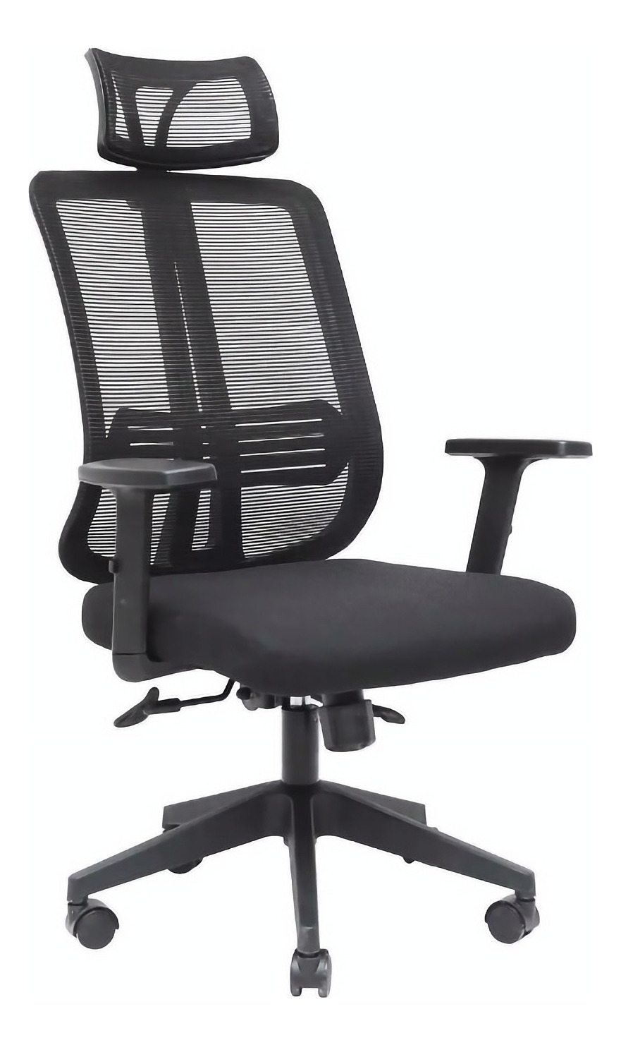 SILLA EJECUTIVA ERGONOMICA PRESIDENCIAL OFICINA NEGRA - 1