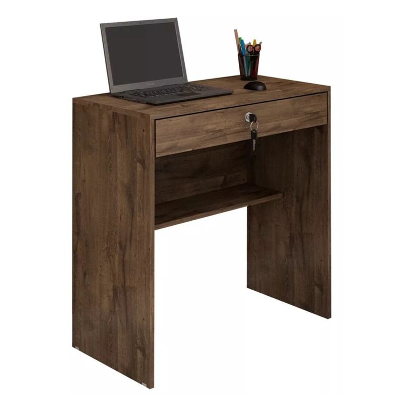 Escritorio un Cajón Café - 1