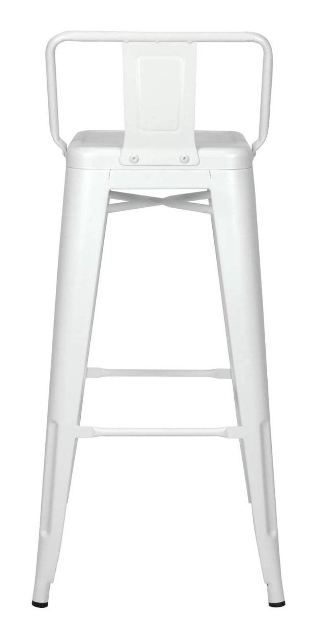 PACK 4 PISOS TABURETES TOLIX, 77 CM RESPALDO BAJO- BLANCO - 2