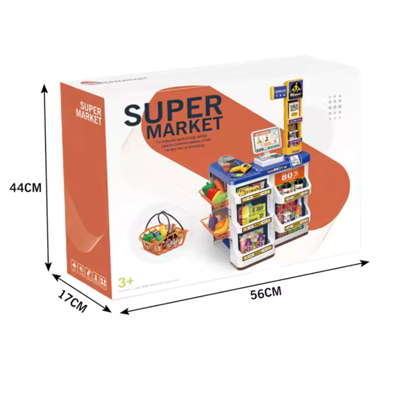 JUEGO SET SUPERMERCADO 60 PCS CON CESTA - 6