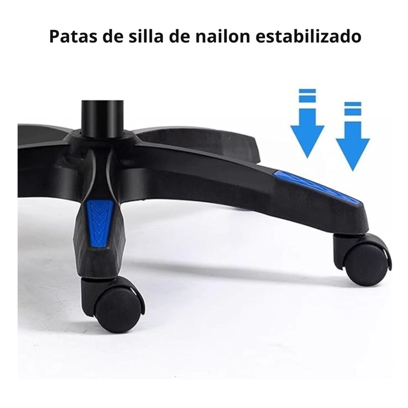 SILLA GAMER JIQIAO NEGRO/BLANCO - 4
