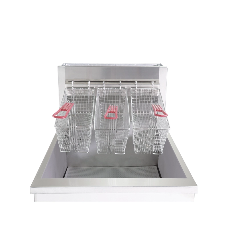 FREIDORA ALTA PRODUCCION 3 CANASTOS, 38 LTS. ACERO BOZZO - 4