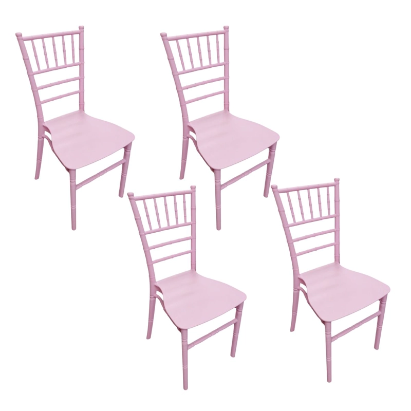 PACK 4 SILLAS CHIAVARI ROSADAS - 2