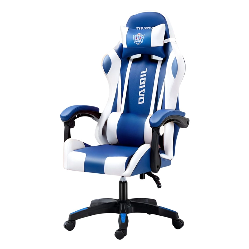 SILLA GAMER JIQUIAO AZUL/BLANCO - 1