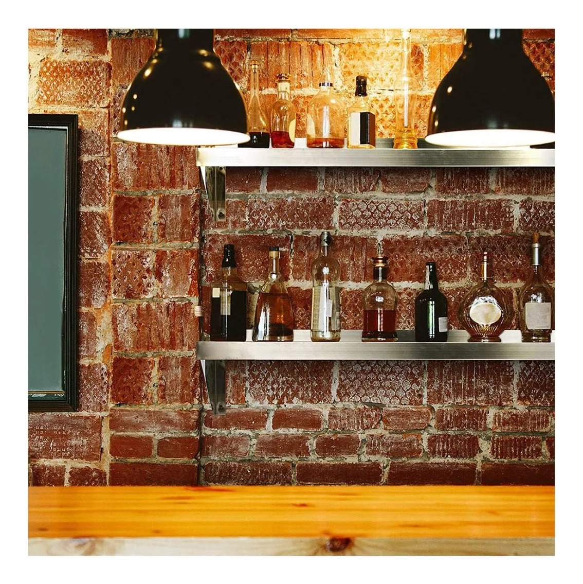 REPISA MURAL ACERO INOX 140CM, RESTAURANT BOZZO - 5