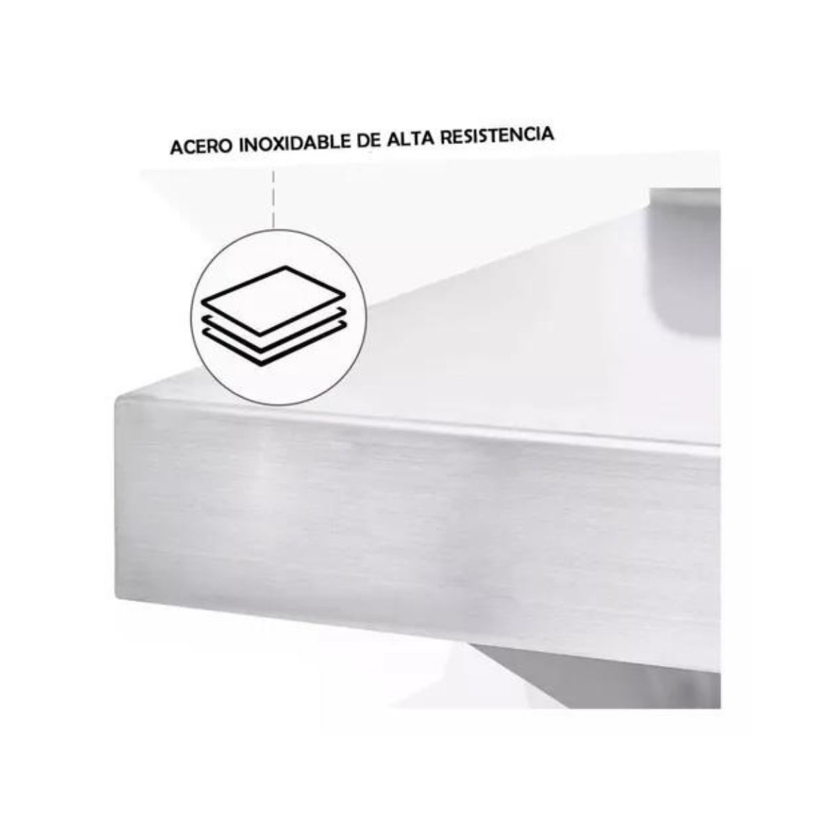 REPISA MURAL ACERO INOX 140CM, RESTAURANT BOZZO - 7