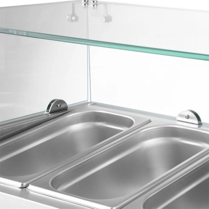 VITRINA REFRIGERADA SALSERA SOBREMESA 140CM, BOZZO - 4