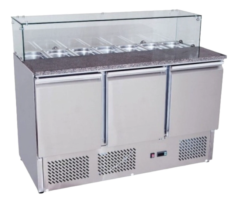 MESON SALSERO CUPULA DE VIDRIO 1.40 MTS ESL-3864 BOZZO - 1