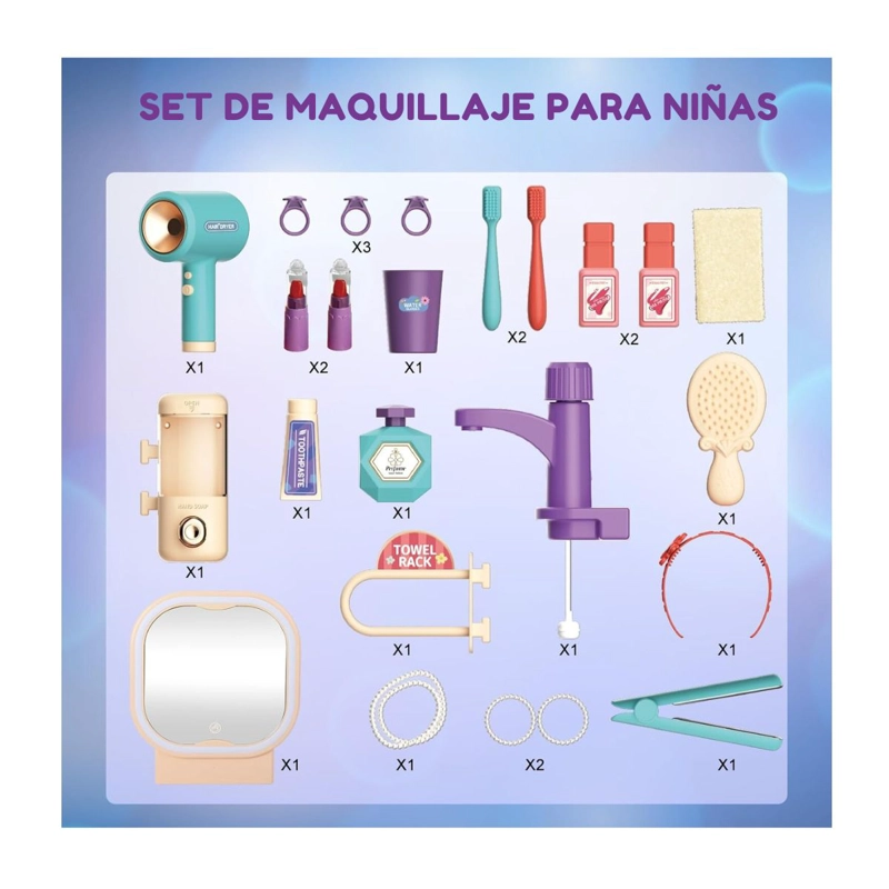 Juguete Vanity Dresser Tocador - 6