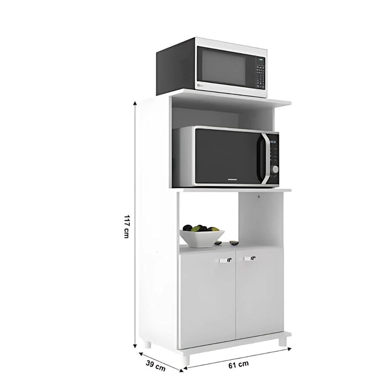 MUEBLE PARA MICROONDAS BLANCO - 3