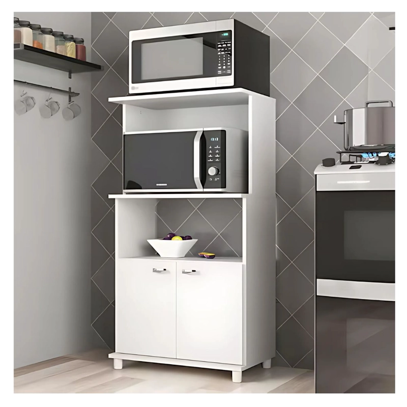 MUEBLE PARA MICROONDAS BLANCO - 4