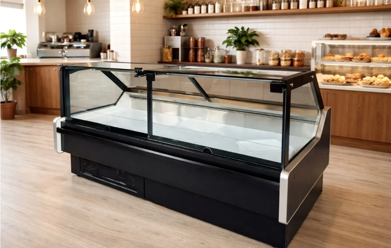 VITRINA CUPULA RECTA ALZABLE 2.0 M BOZZO - 2