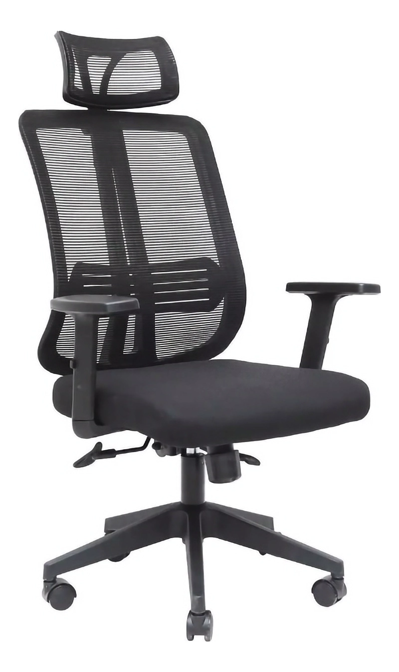SILLA EJECUTIVA ERGONOMICA PRESIDENCIAL OFICINA NEGRA - 1